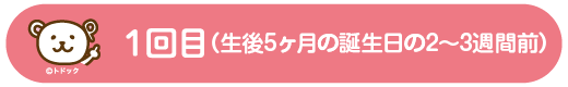 1回目 (お申込みから2週間前後)