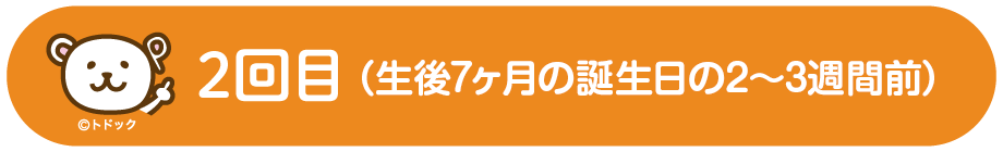 2回目 (1回目のお届けから2ヶ月前後)
