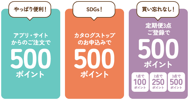 最大1,500ポイントプレゼント